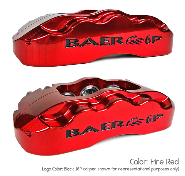 14" Rear Extreme+ Brake System - Fire Red